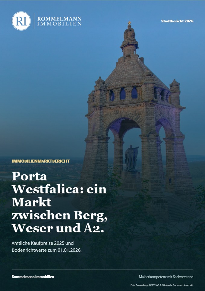 Titelseite des Stadtberichts Porta Westfalica