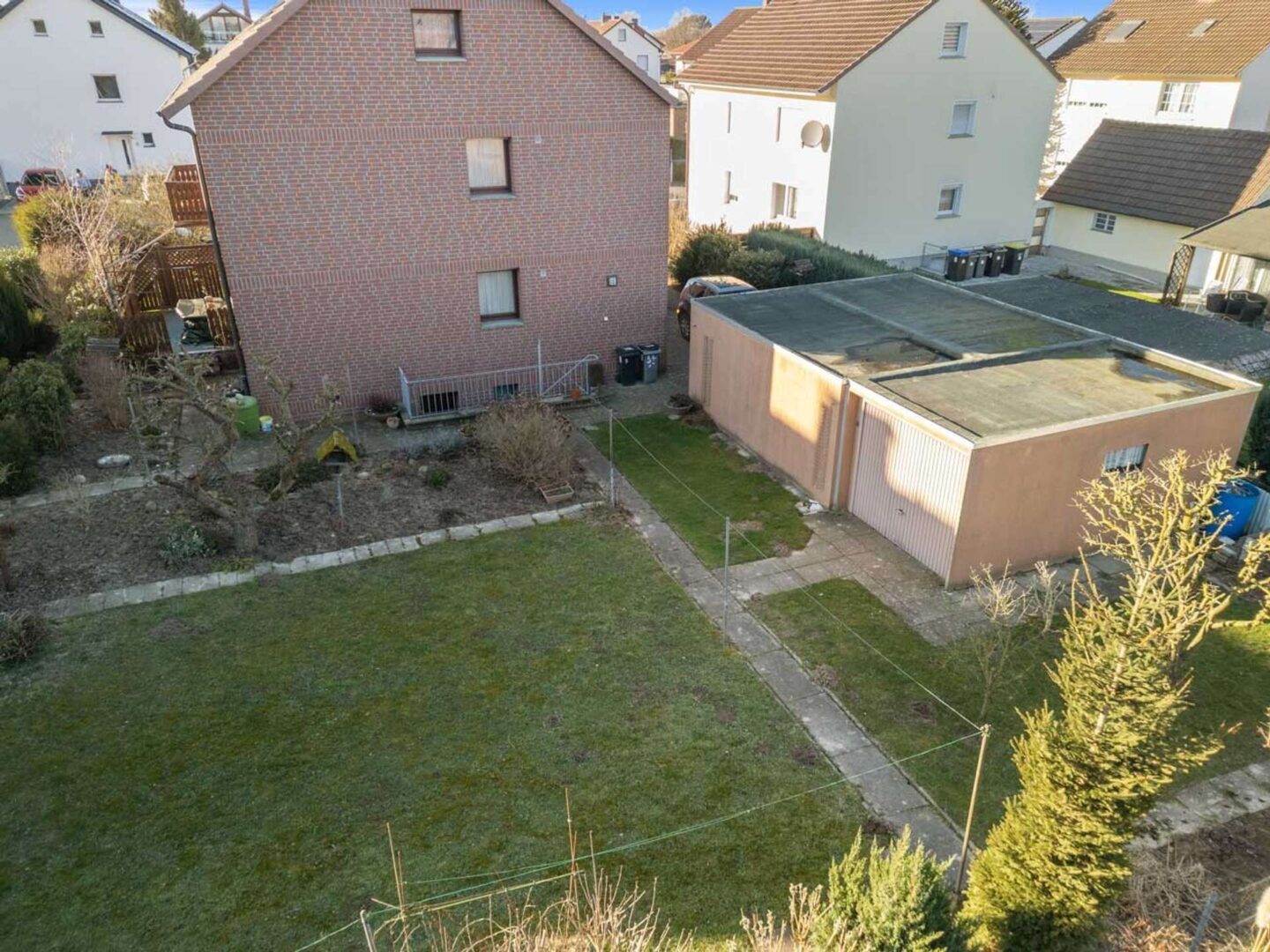 Drohnenfoto/Garten | Rommelmann Immobilien